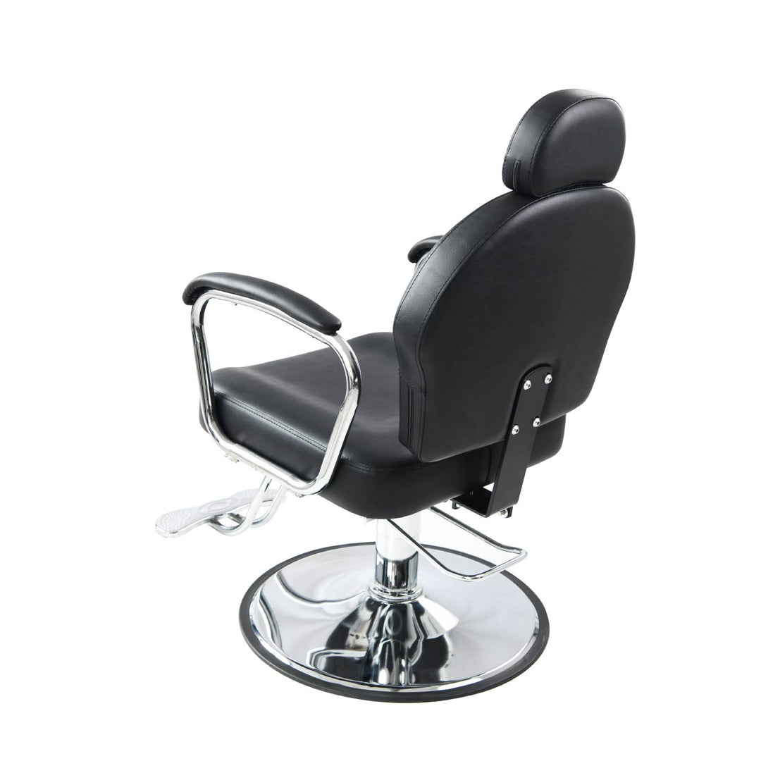 Silla Barbería Dutch Hidráulico Reclinable Negra