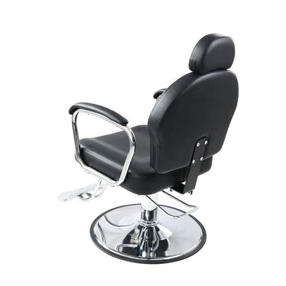 Silla Barbería Dutch Hidráulico Reclinable Negra