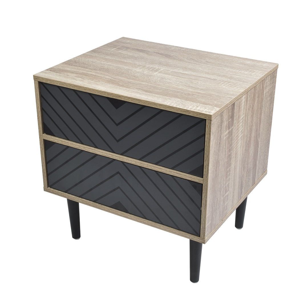 Buró Night Vintage con Cajones Negro