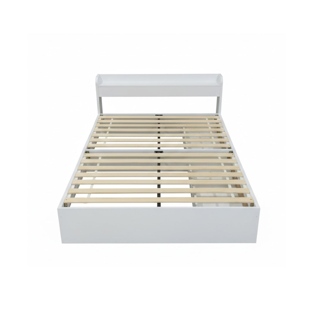 Cama Matrimonial Nórdica con Cajones