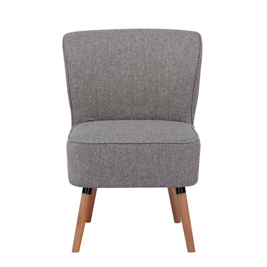 Sillón Individual Olena Tapizado Gris