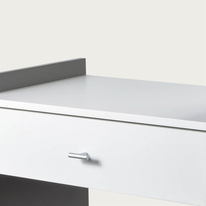 Mueble Organizador Pepper con Cajón y Estantes Gris