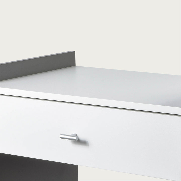 Mueble Organizador Pepper con Cajón y Estantes Gris