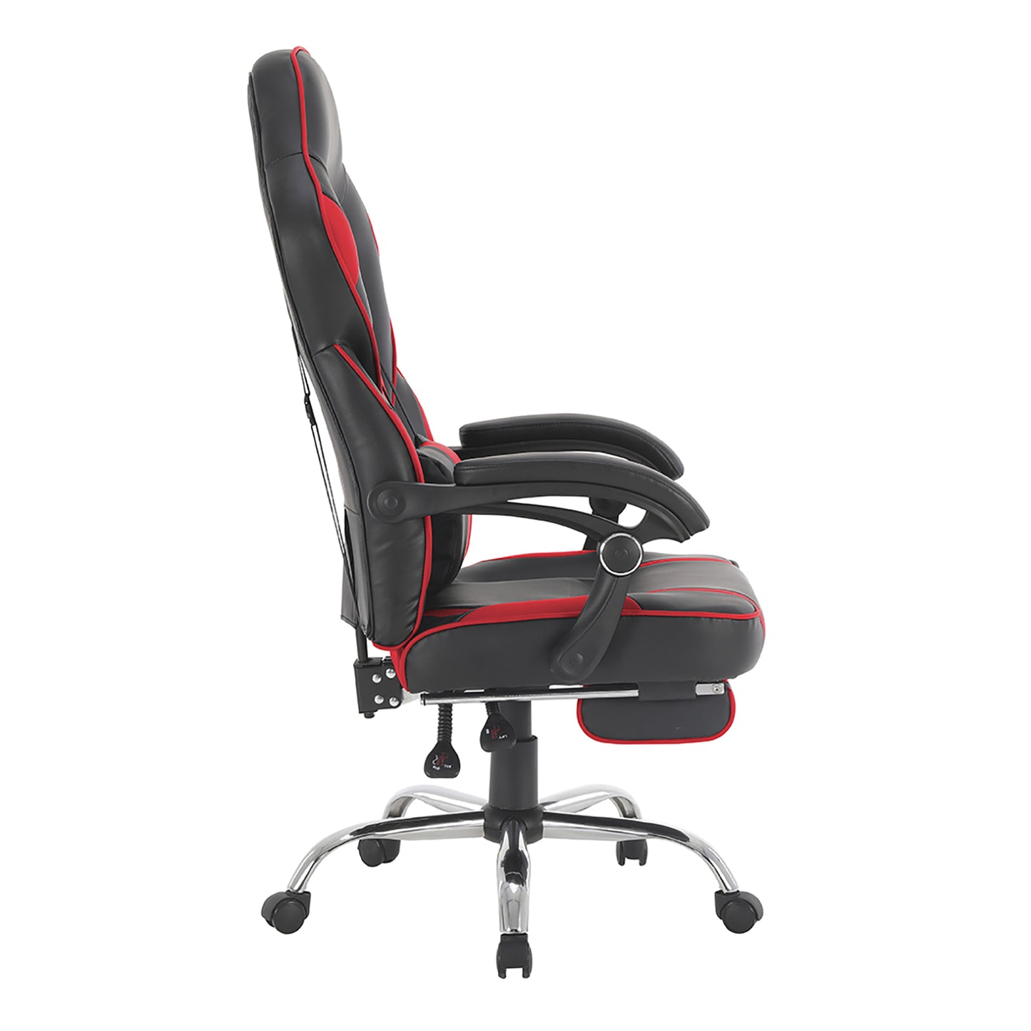 Silla Gamer Samus-Red Reclinable con Descansapies Roja