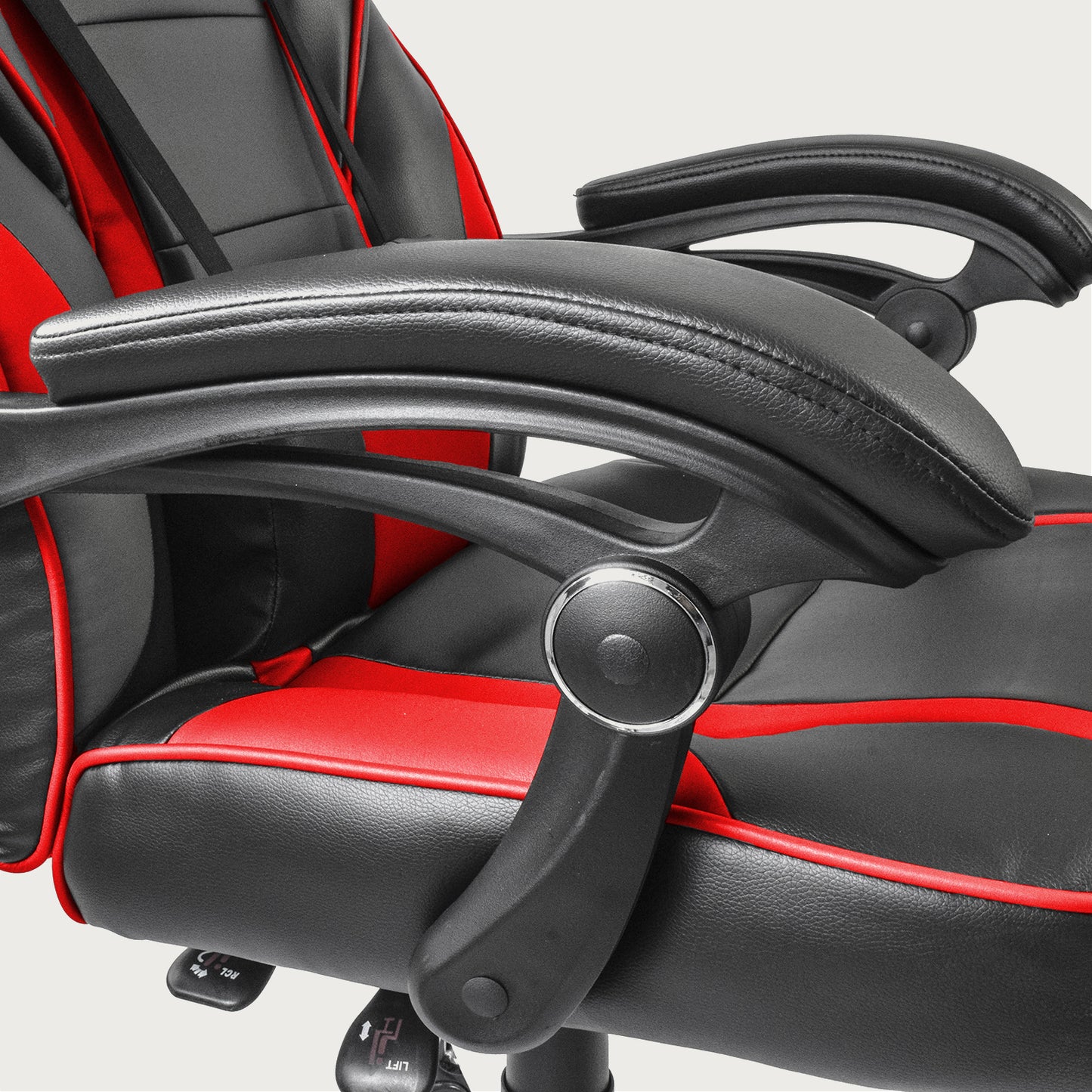 Silla Gamer Samus-Red Reclinable con Descansapies Roja
