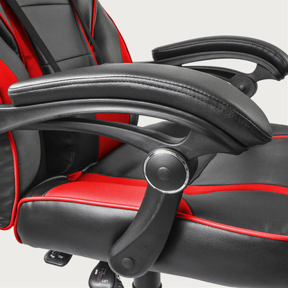 Silla Gamer Samus-Red Reclinable con Descansapies Roja