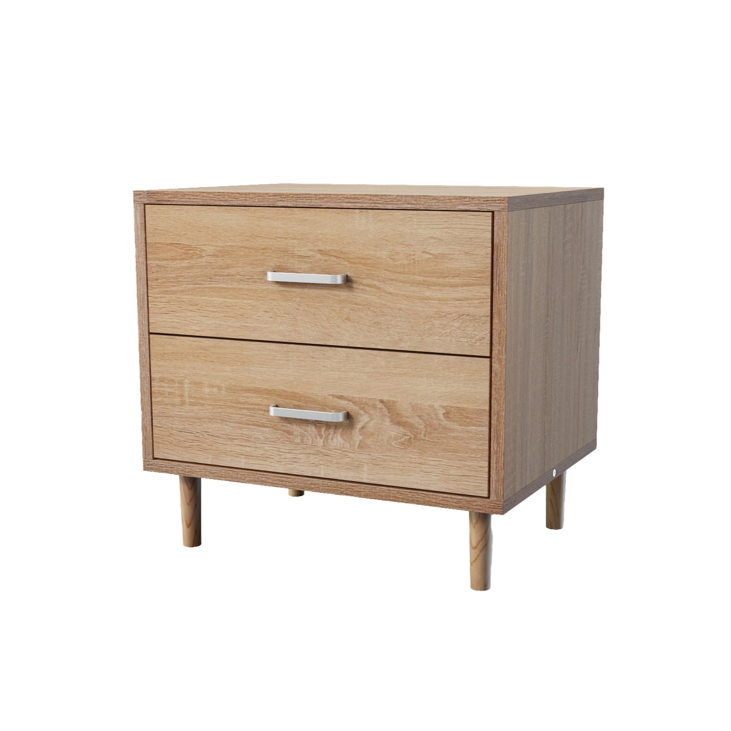 Buró con Cajones Minimalista Estilo Madera Roble