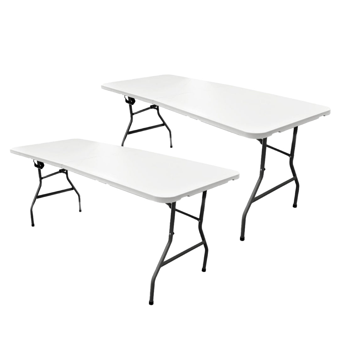 Set 2 Mesas Top Living Plegables Portafolio 1.80 Apta Jardín
