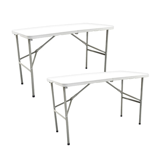 Set 2 Mesas Top Living Plegables Portafolio 1.20 Apta Jardín
