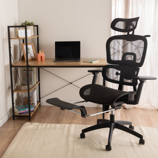 Silla de Oficina Ergonomica con Descansapies
