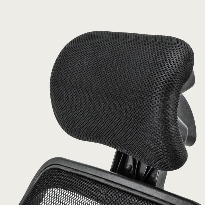 Silla de Oficina Ergonómica con Apoyacabeza Negra