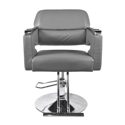 Silla Peluquería o Barbería Swiss Altura Regulable Gris