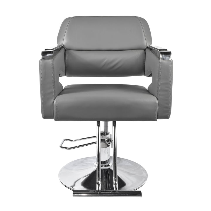 Silla Peluquería o Barbería Swiss Altura Regulable Gris