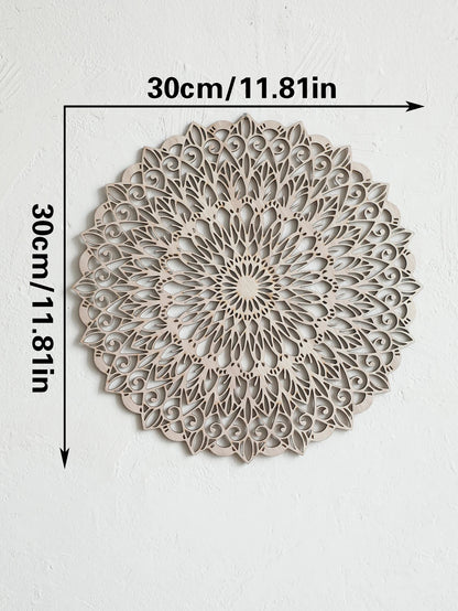 Arte de Mandala en Madera para Pared