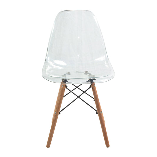 Silla de Comedor T-Mallorca Estilo Eames Transparente