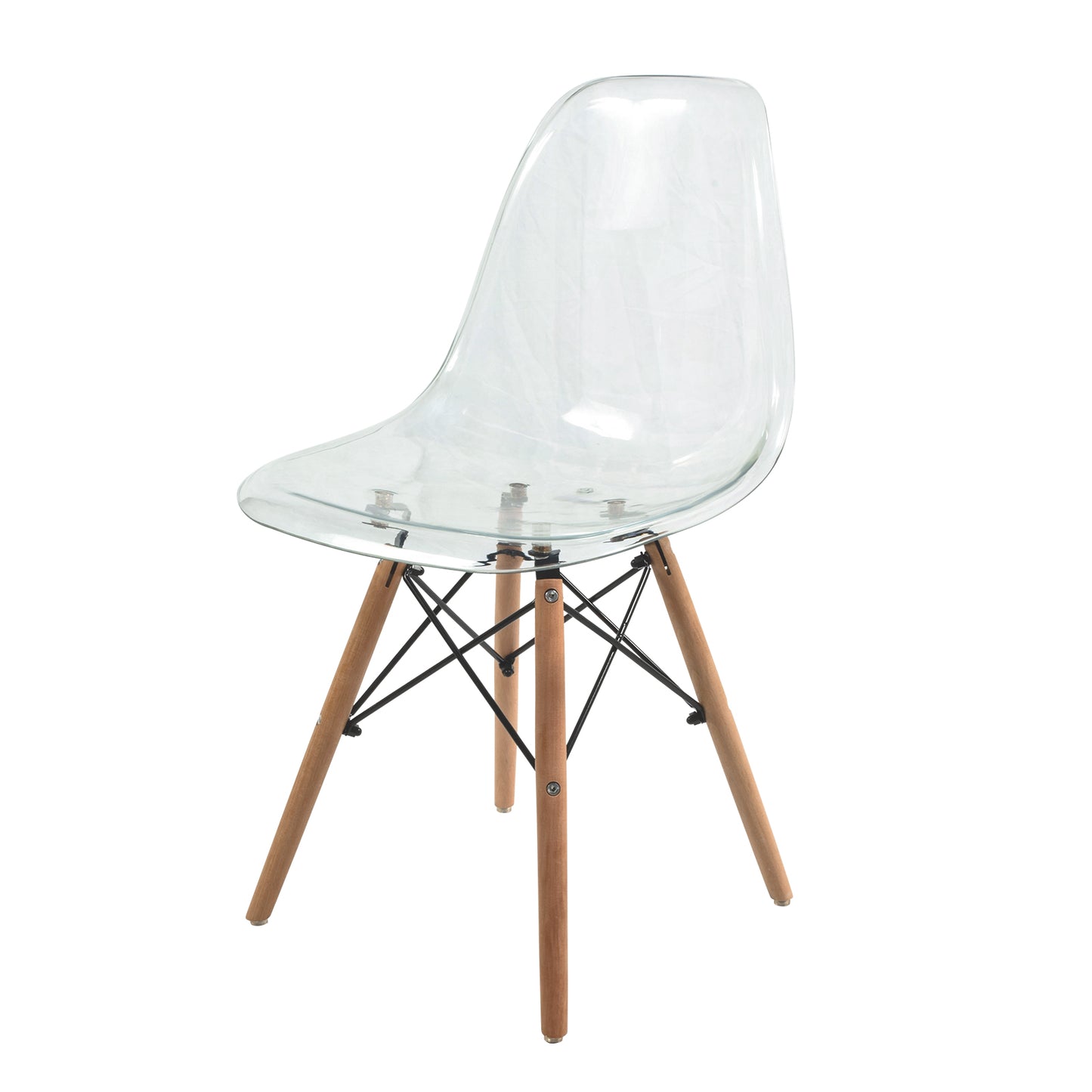 Silla de Comedor T-Mallorca Estilo Eames Transparente