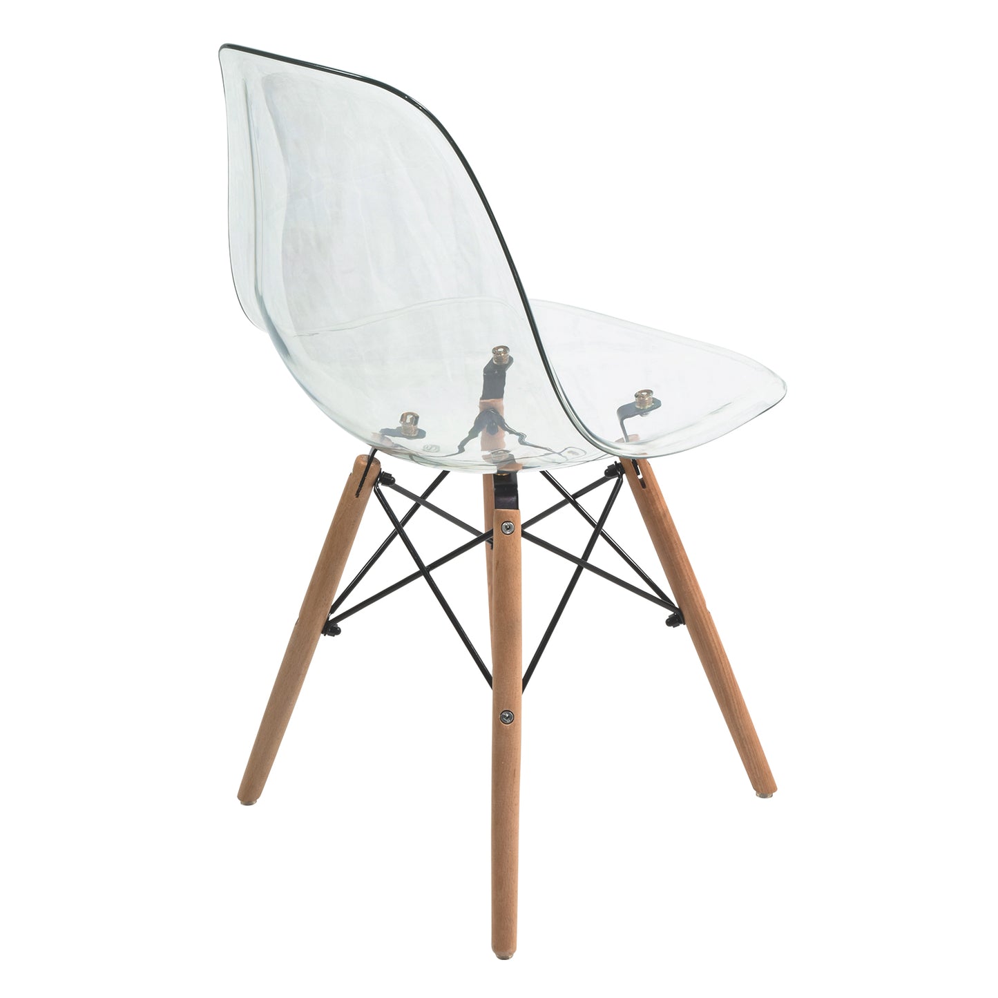 Silla de Comedor T-Mallorca Estilo Eames Transparente