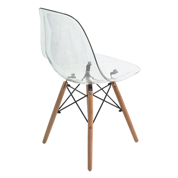 Silla de Comedor T-Mallorca Estilo Eames Transparente