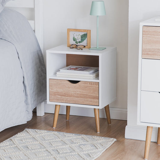 Buró Nórdico con Estante y Cajón