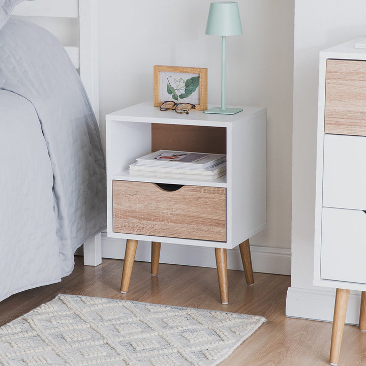 Combo Recámara Nórdica: 2 Burós + Cómoda