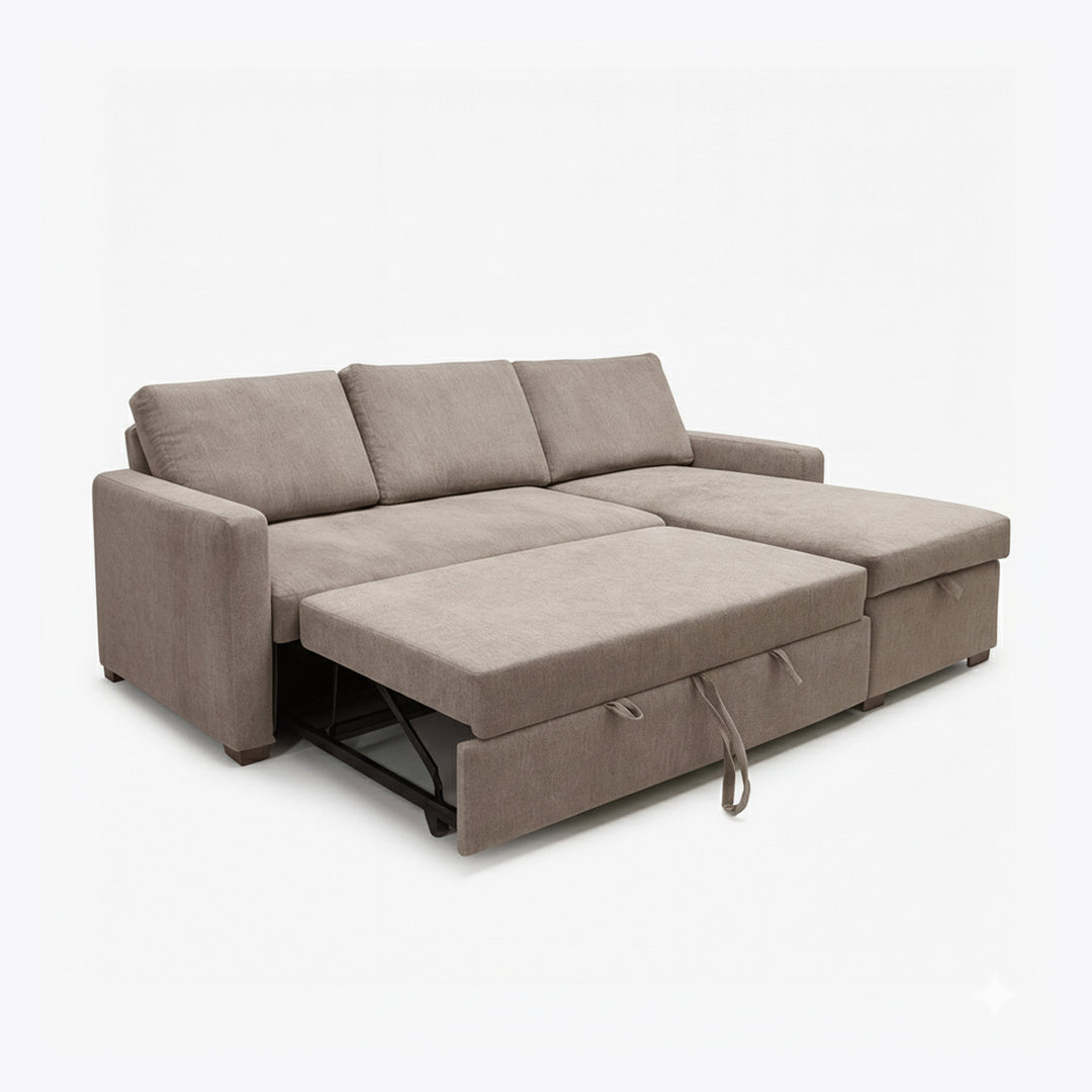 Sofá Cama Modular Valencia 3 Plazas Taupe