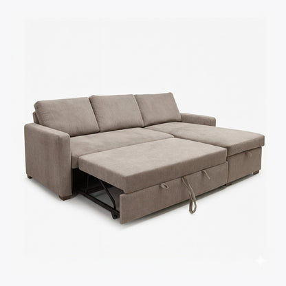 Sofá Cama Modular Valencia 3 Plazas Taupe