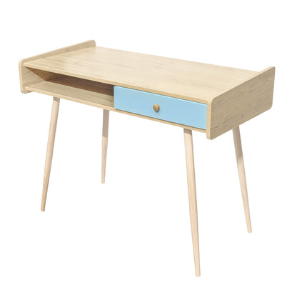 Escritorio Vintage-Blue con Cajón Azul