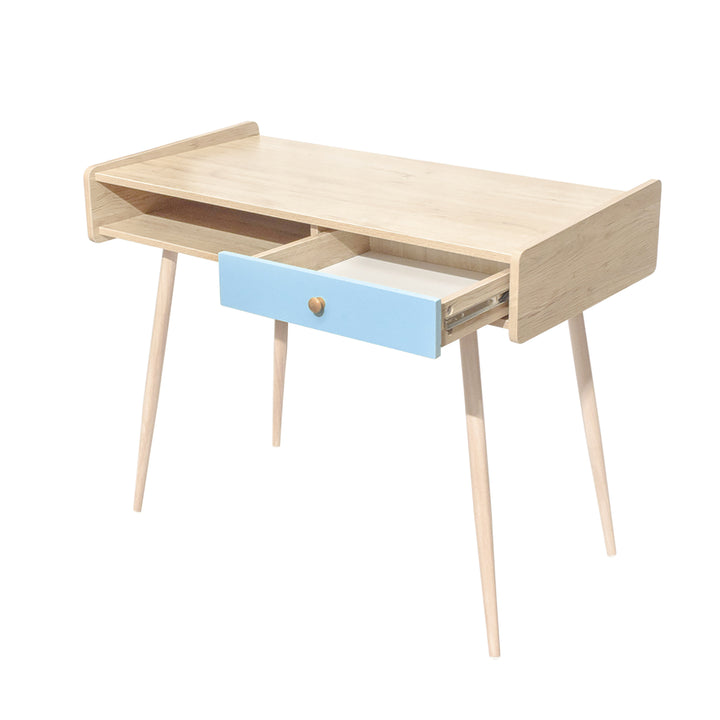 Escritorio Vintage-Blue con Cajón Azul