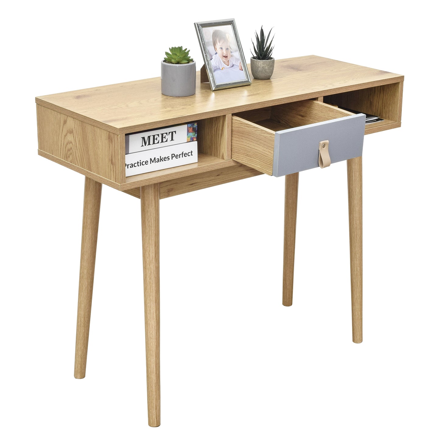 Escritorio Vintage-Grey Café y Gris