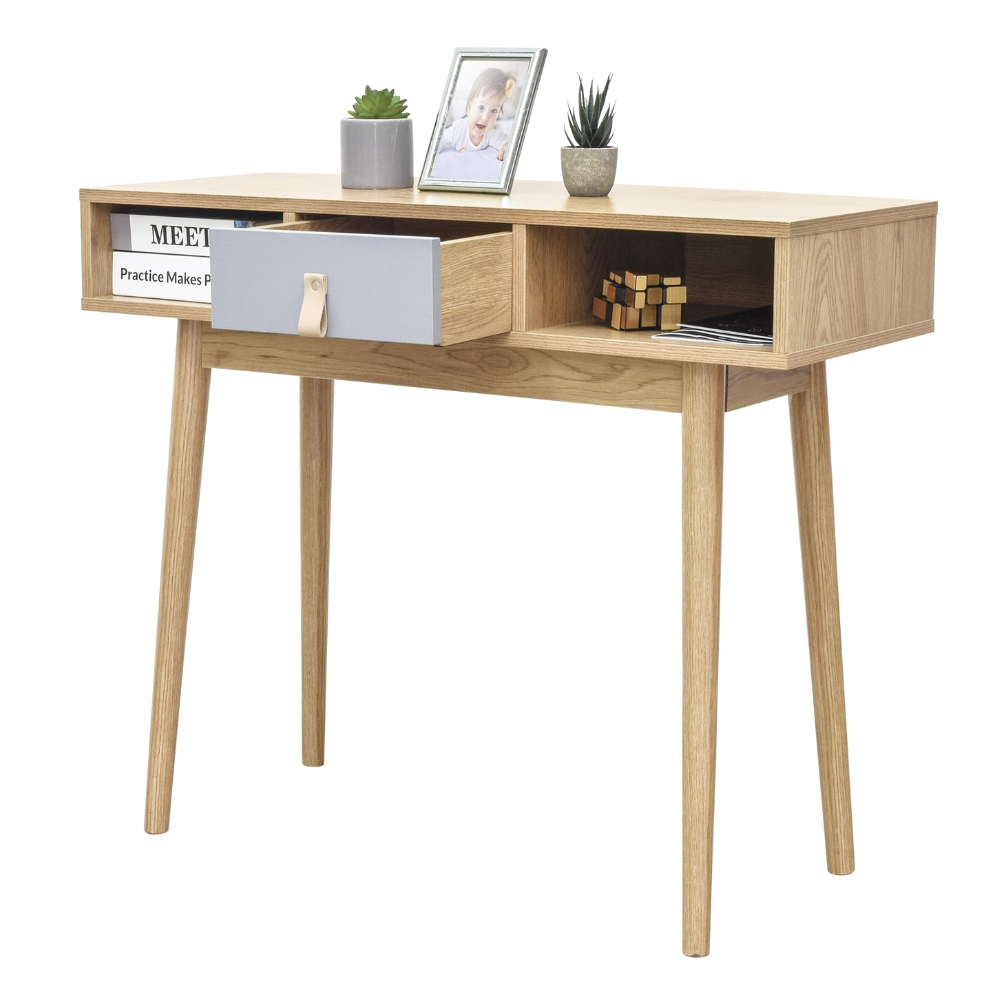 Escritorio Vintage-Grey Café y Gris
