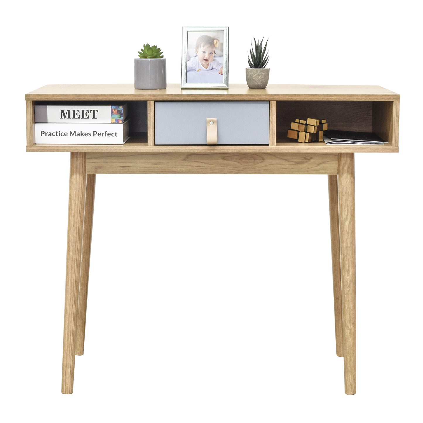 Escritorio Vintage-Grey Café y Gris