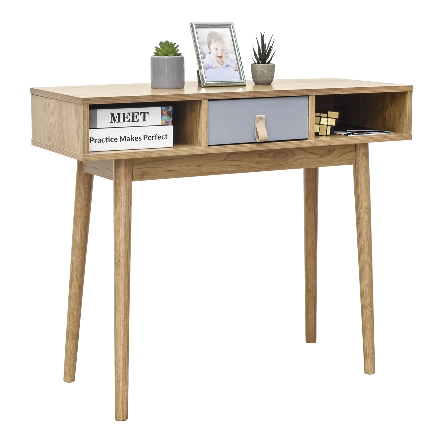 Escritorio Vintage-Grey Café y Gris