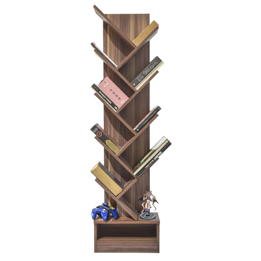 Librero Visdom Vertical Diseño Moderno Café