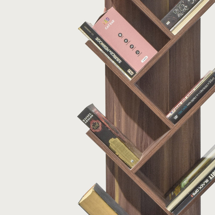 Librero Visdom Vertical Diseño Moderno Café