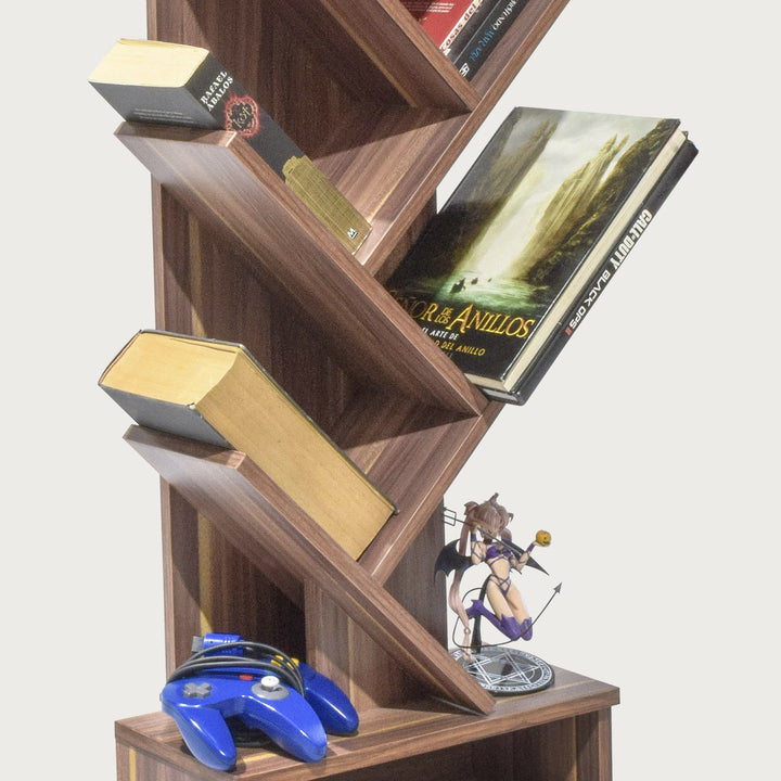 Librero Visdom Vertical Diseño Moderno Café