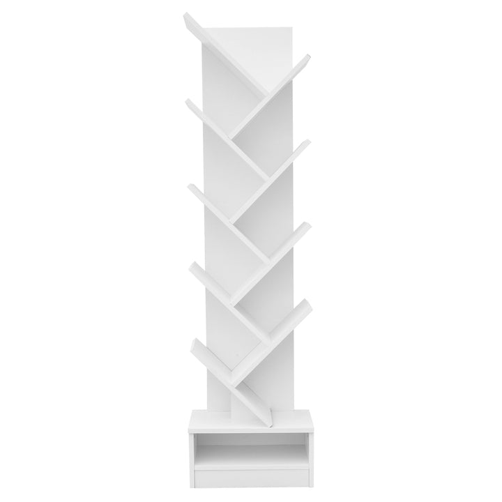 Librero Visdom Vertical Diseño Moderno Blanco