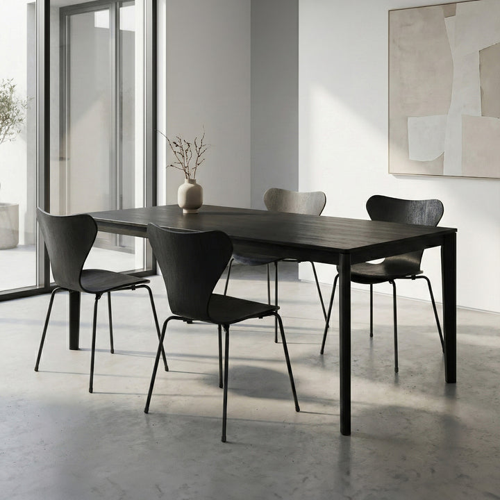 Set 4 Sillas de Comedor Bélica Negras