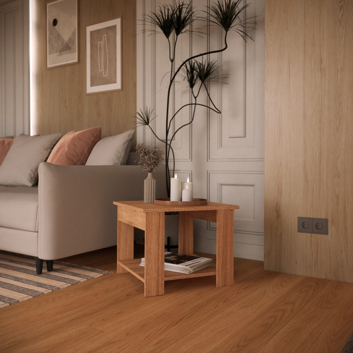 Mesa Auxiliar Kawasaki Estilo Roble