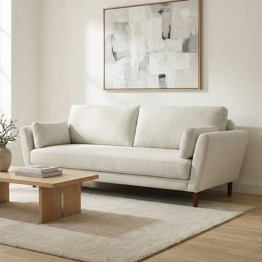 Sofá de 3 Plazas Malaga Hueso