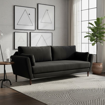 Sofá 3 Plazas Malaga Negro