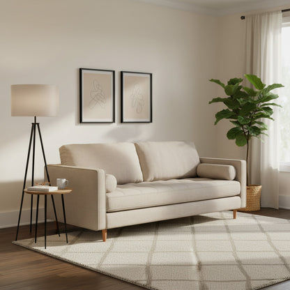 Sofá 3 Plazas Oviedo Tela Montreal