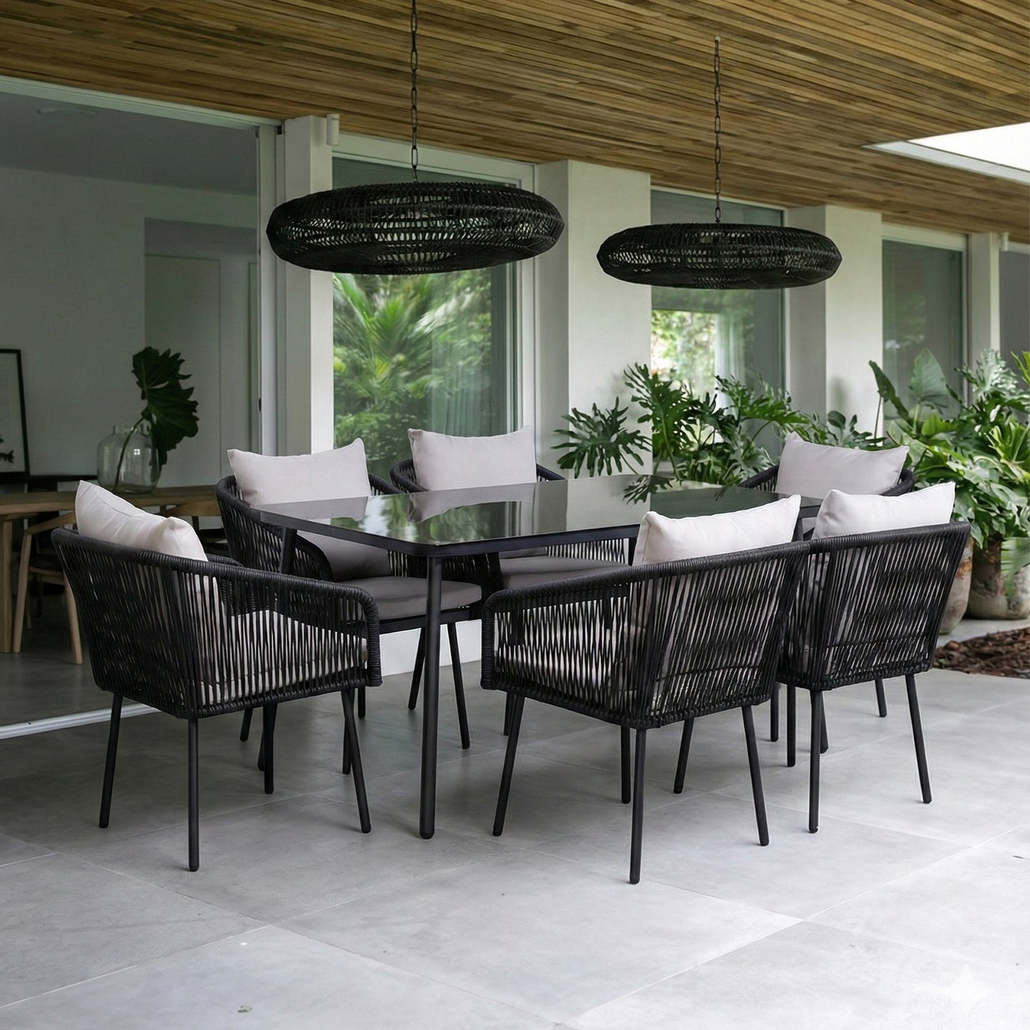 Set de Exterior Samui 6 Sillas + Mesa