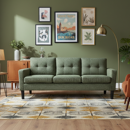 Sofá 3 Plazas Sutri Verde