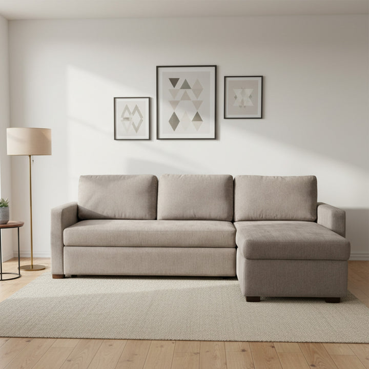 Sofá Cama Modular Valencia 3 Plazas Taupe