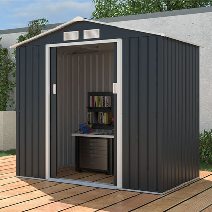 Cobertizo de Almacenamiento Para Exterior 213x127x195