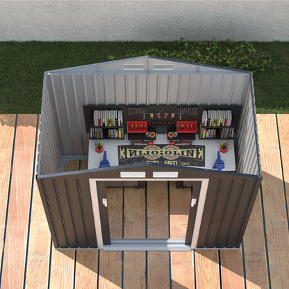 Cobertizo de Almacenamiento Para Exterior 213x127x195