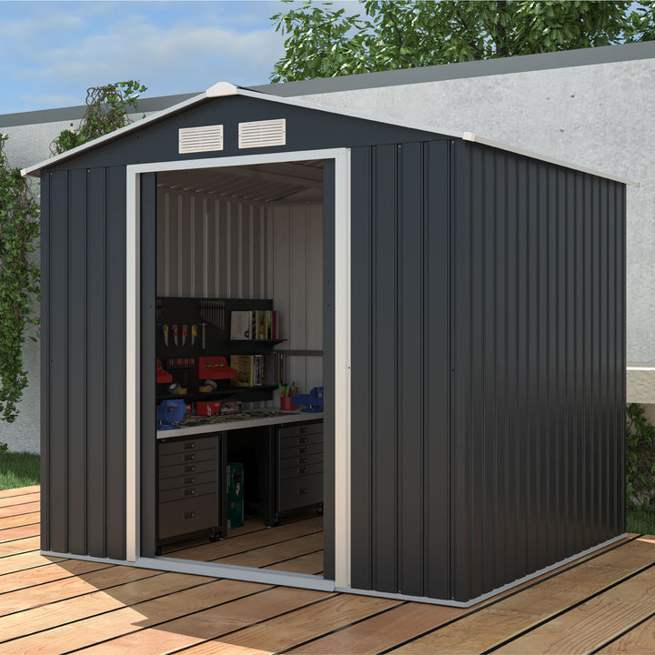 Cobertizo de Almacenamiento Para Exterior 213x191x195