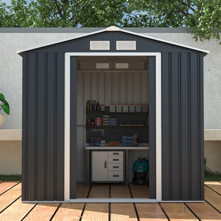 Cobertizo de Almacenamiento Para Exterior 213x191x195