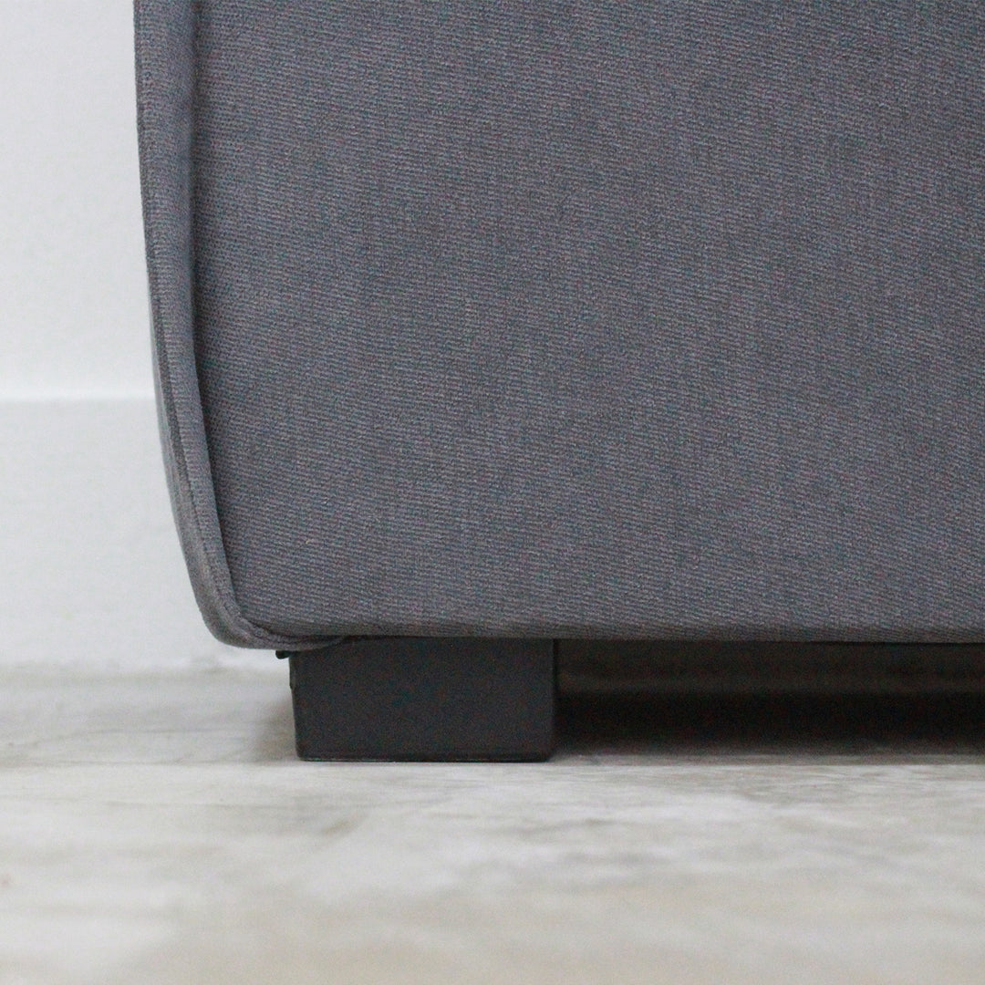 Cama Matrimonial Hera Con Cabecera Gris