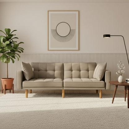 Sofá Cama 2 Plazas Fiano Beige